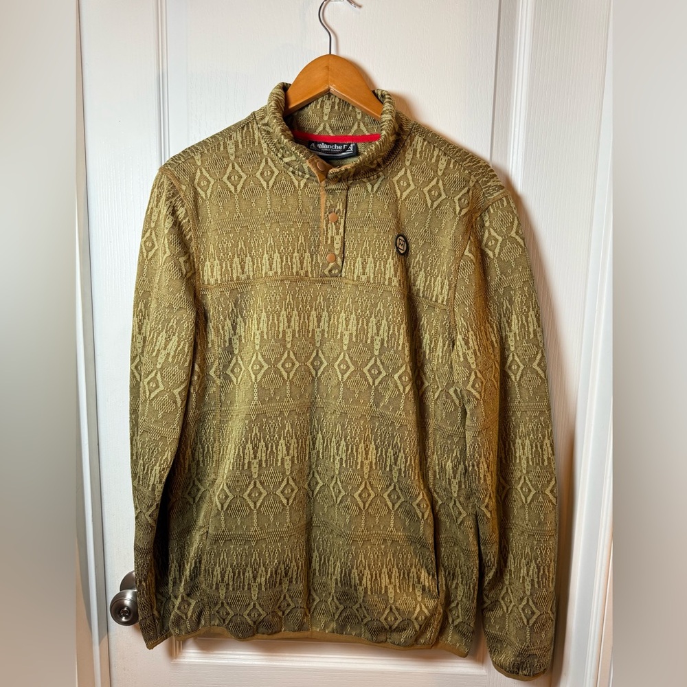 Avalanche Olive Men’s Sweater - Picture 2 of 9